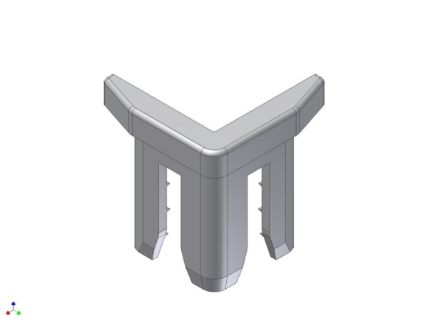 Afdekkap tbv rvs hoekbeschermer 25x25mm