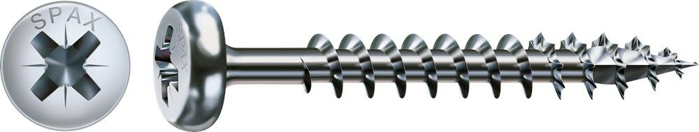 Spax spaanplaatschroef vz ck 5.0x80mm pz2