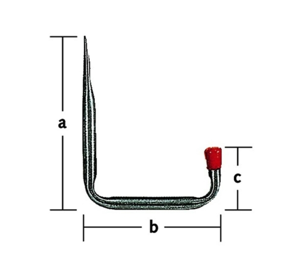 Ophanghaak vz 8505 - 140x114x53mm