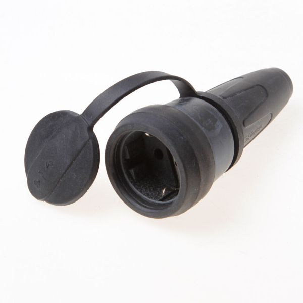 Contrastekker ip44 merten vol rubber