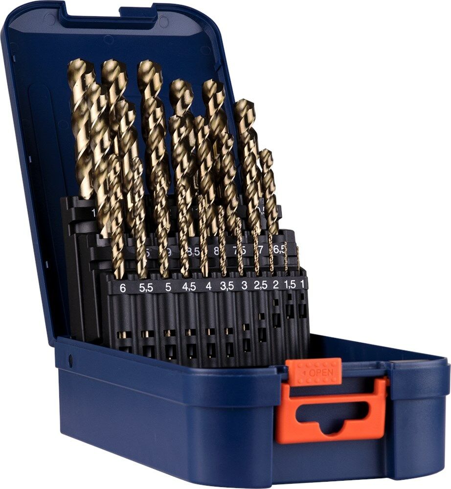 Metaalborenset cobalt 1-13mm (25-dlg)