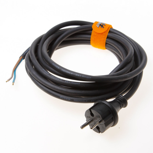 Verv.snoer 5m 2x1.0 h07rn 2ad