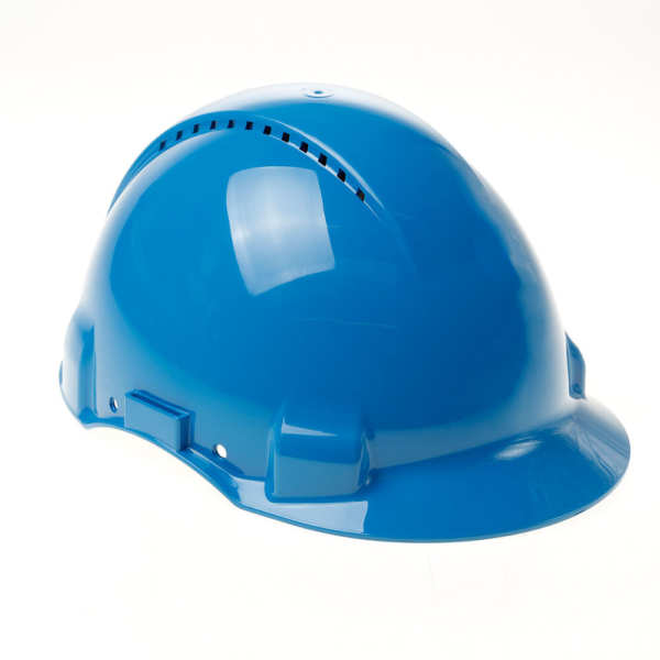 Bouwhelm Peltor m.dr.knop blauw