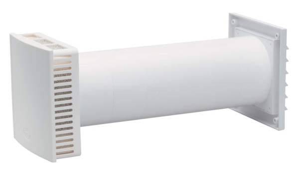 Muurdoorvoerset Fresh 90 compleet wit