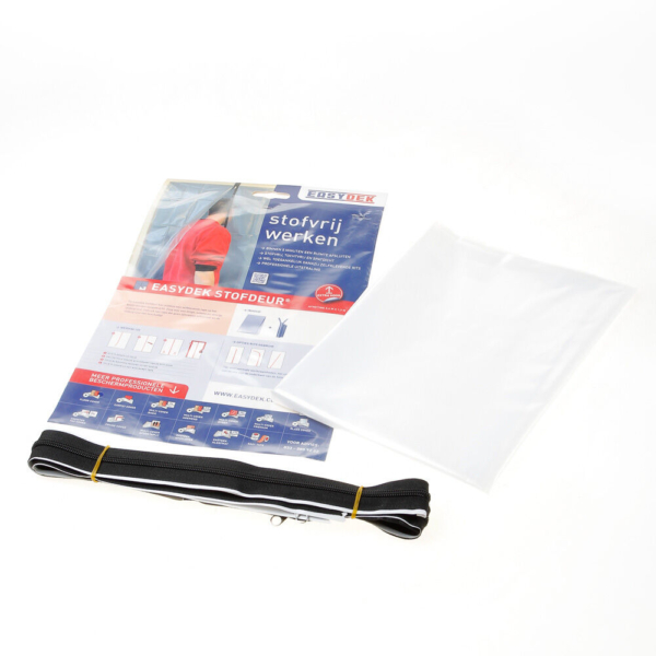 Stofdeur met rits 2.4mtr x 1.2mtr