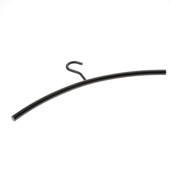 Kledinghanger 16mm holle buis zwart