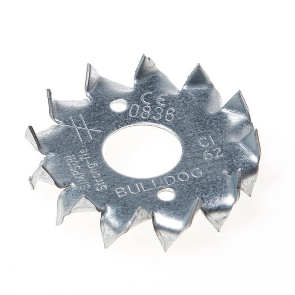 Kramplaat dubbel rond 21x62