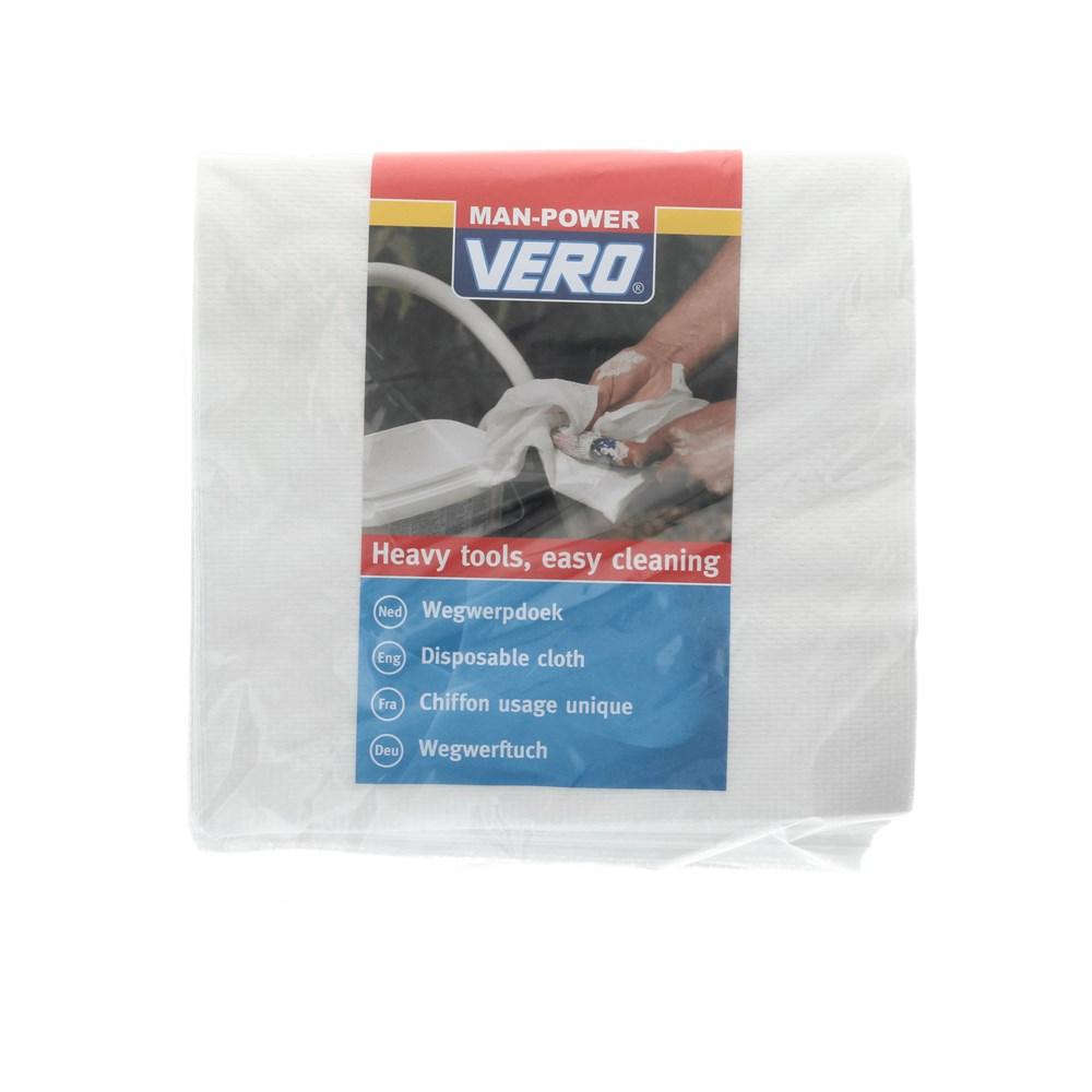 WEGW.DOEK 35X38 WIT 25ST 70759