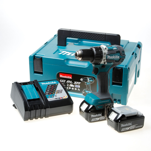 Makita boor/schr.mach.ddf484rtj 18V 5.0ah(2)-