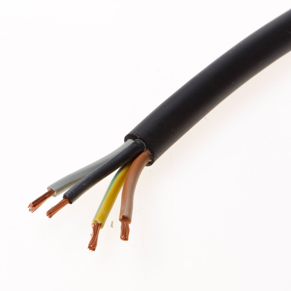 Kabel neopr. zwart 4x2.5