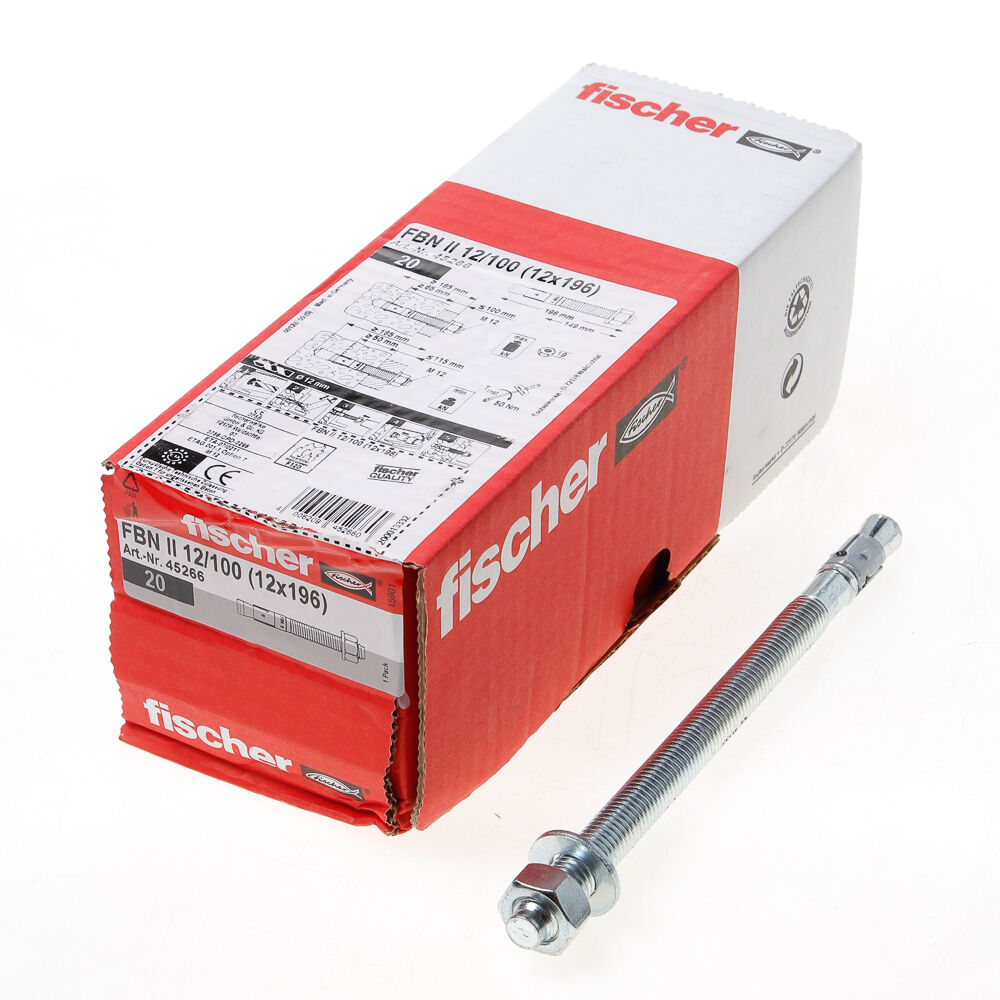 Snelbouwanker fbnII 12x196 12/100