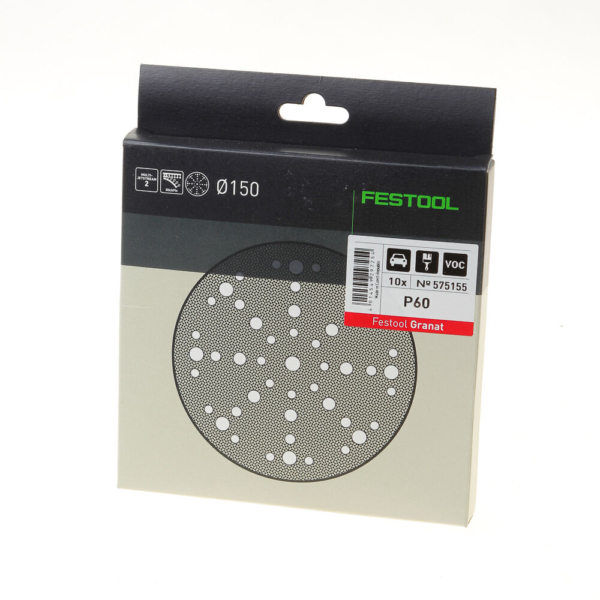 Schuurschijf granat 150mm p60(10)