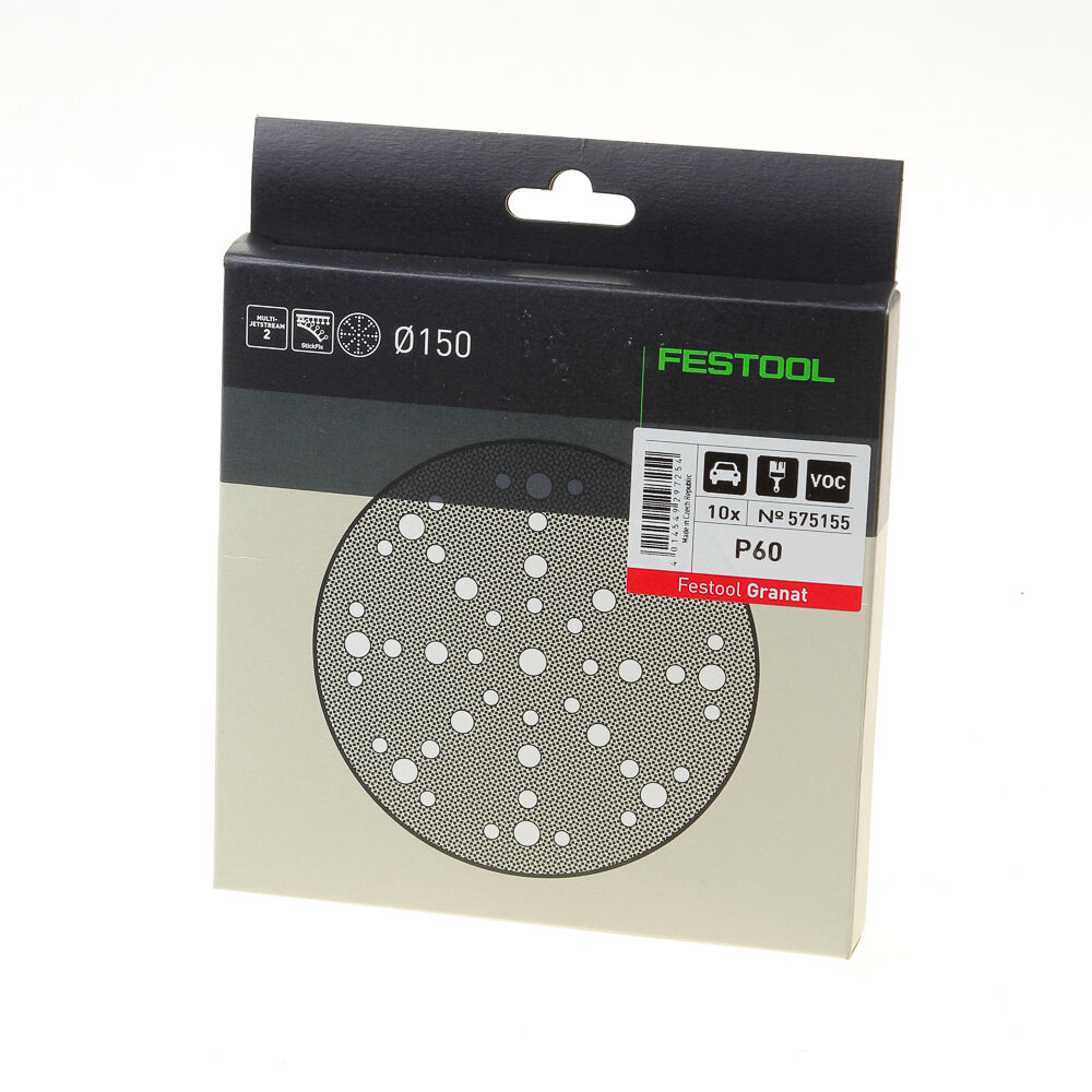 Schuurschijf granat 150mm p60(10)
