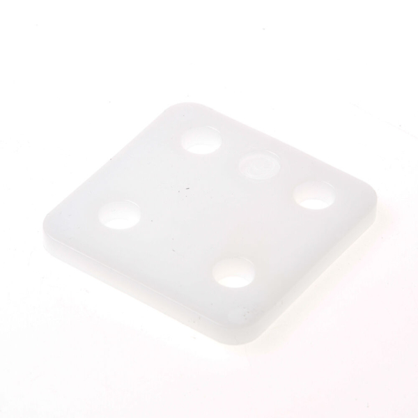 Stelplaat trans. 70x70x6 z.sl