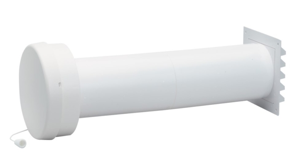 Muurdoorvoerset Fresh 100 compleet wit