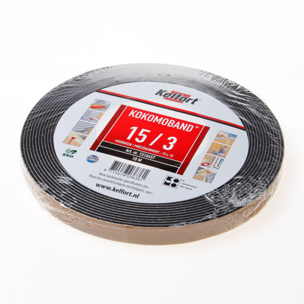 Kokomoband zw.10m. 15x15 voeg 3-4/7mm