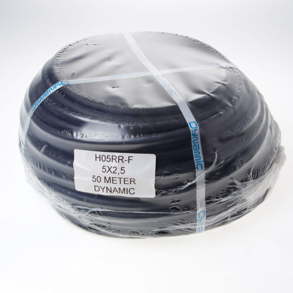 Kabel neopr.zwart 5x2.5 (50m)