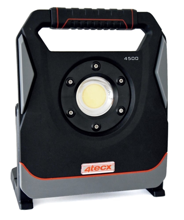 4tecx Bouwlamp LED klasse 3 multi accu 45W 4500 lumen