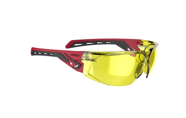 4tecx Veiligheidsbril Iris Yellow