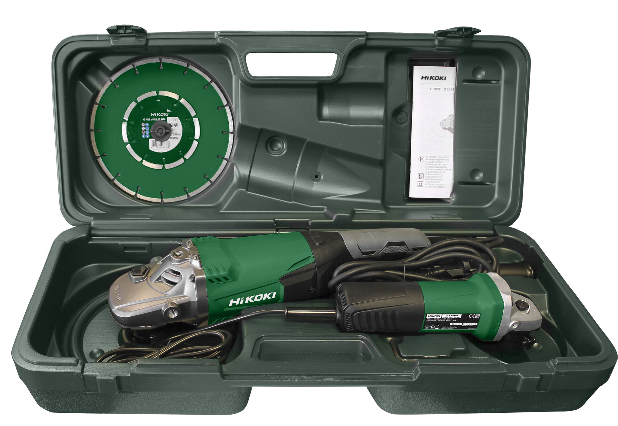 Haakseslijperset g23sw2+g13sr4 koffer