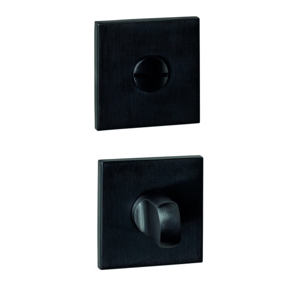 WC-sluiting verdekt 53x53x6mm met stift 6-8mm PVD zwart