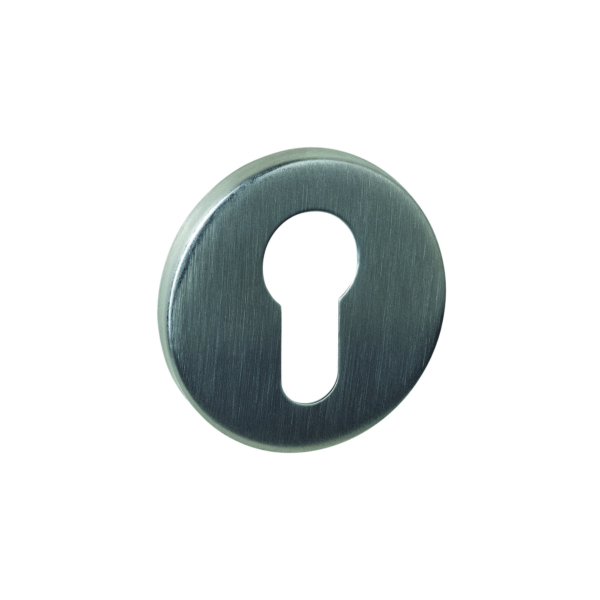 Cilinderrozetten verdekt ø52x6mm rvs