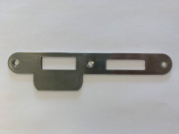 4tecx Sluitplaat RVS tbv veiligheidsslot 139 steekmaat pc 72mm sluitplaat rond draairichting links