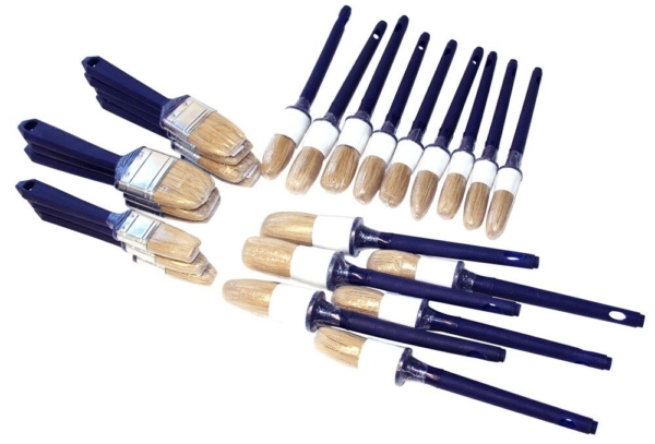 Wegwerpkwast pvc steel, assortiment (25-dlg)