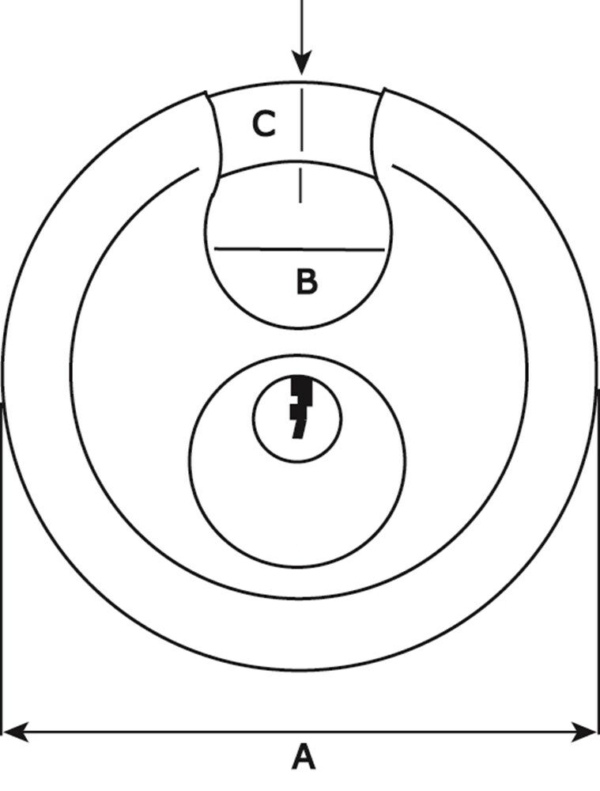 DISCUS HANGSLOT RVS-70 HSD-070