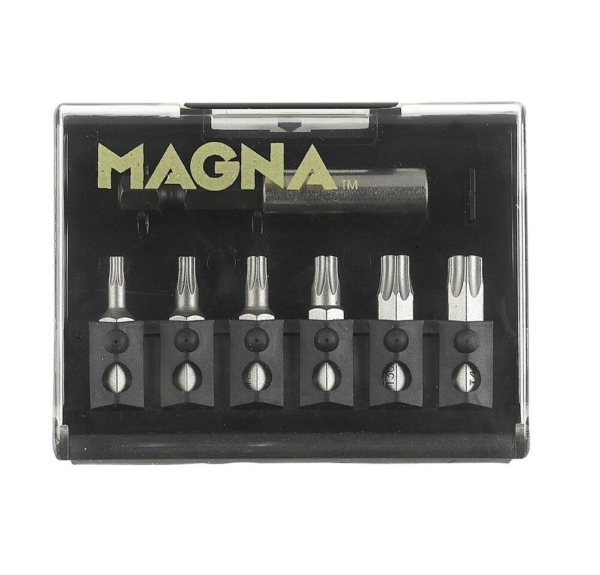 Magna bitsset Torx Classic T10 t/m T40 met houder