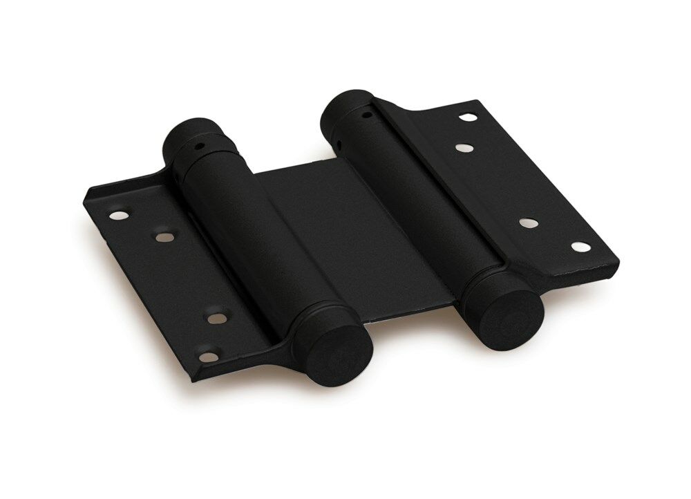 Bommerscharnier dubbel 30/100mm zwart gelakt