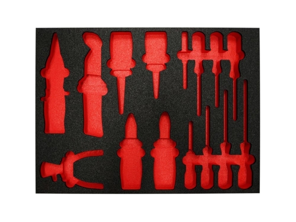 4tecx Inlay van schuim voor tangen/schroevendraaiers