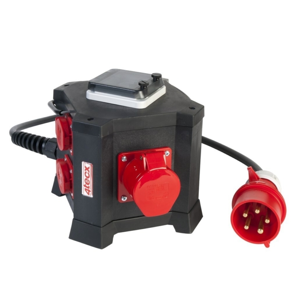 4tecx Verdeeldoos BE KVM 4011 11kW H07RN-F 3G 2,5mm² 32A 4 x schuko 1 x 16A 1 x 32A