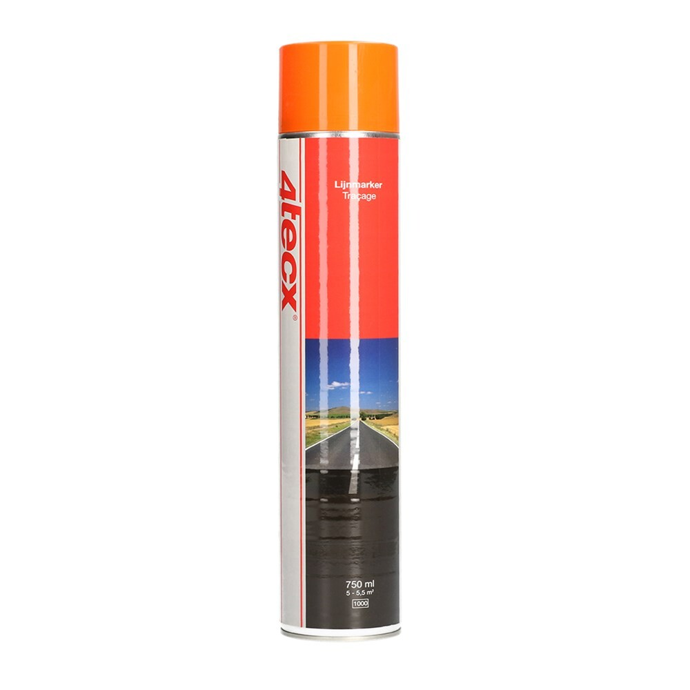 4tecx Lijnmarker 1-2 jaar oranje 750ml