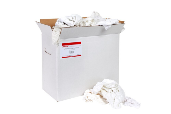 4tecx Poetslappen wit tricot doos a 10 kilo