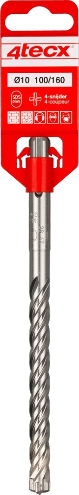 4tecx SDS+ hamerboor 4 snijder 14,0 x 200/260mm