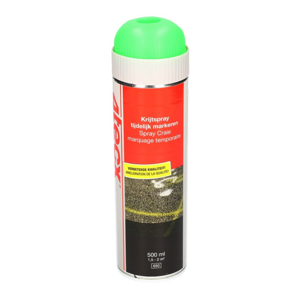 4tecx Krijtspray tijdelijk markeren groen 500ml