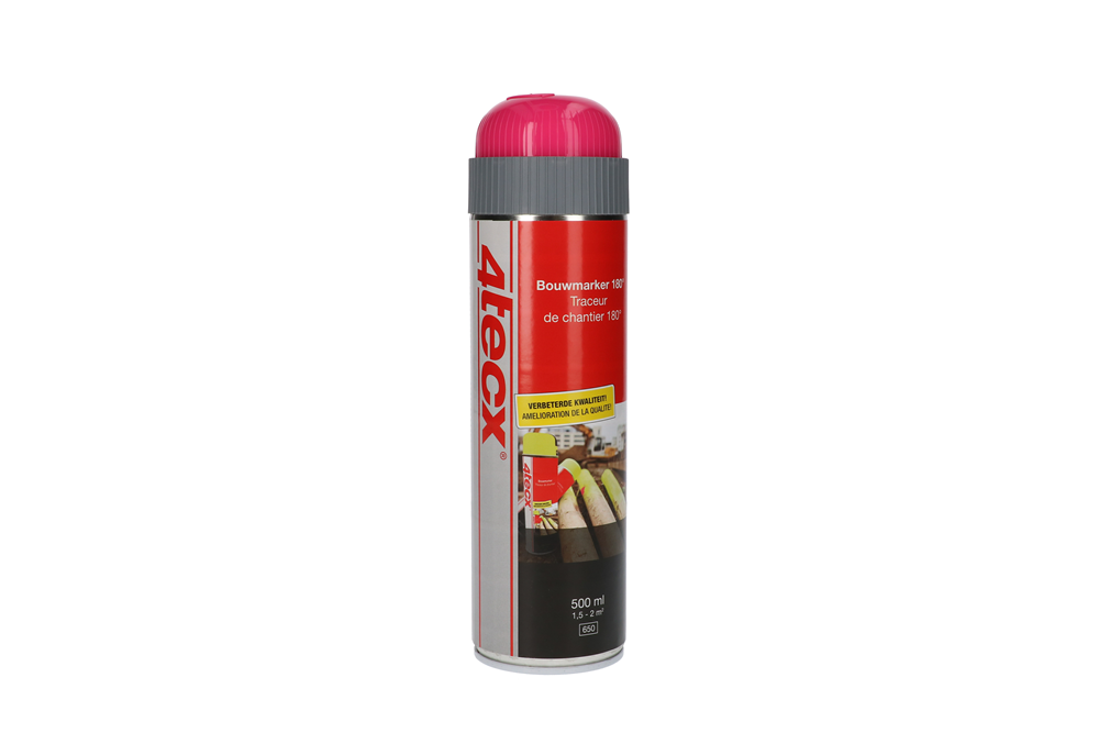 4tecx Bouwmarker roze fluor 500ml