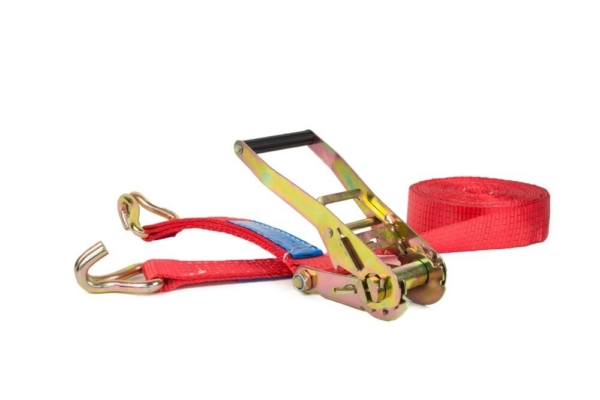 4tecx Spanband+ratel+haak 7m 50mm belastbaarheid 5000kg spankracht 2500-5000daN