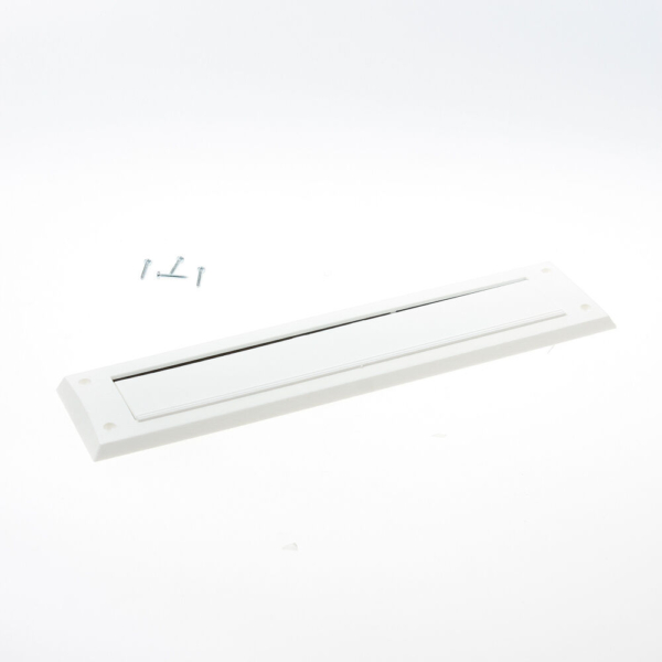 Brievenbus met klepwit