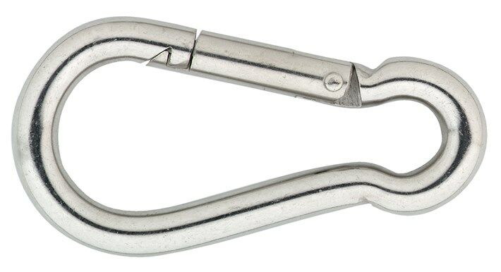 Karabynhaak rvs 100x10mm