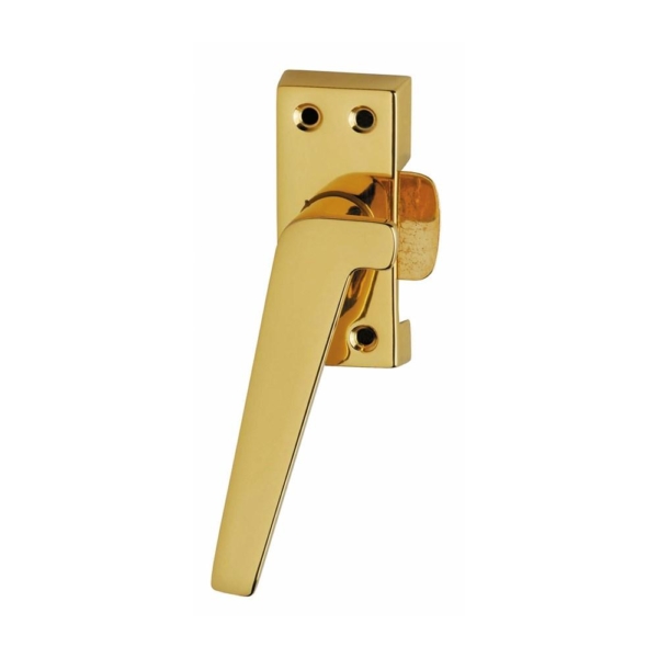 Raamsluiting Recht met nok links mess. gelakt