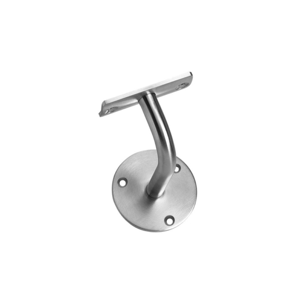 Leuninghouder hol zadel rvs geborst.