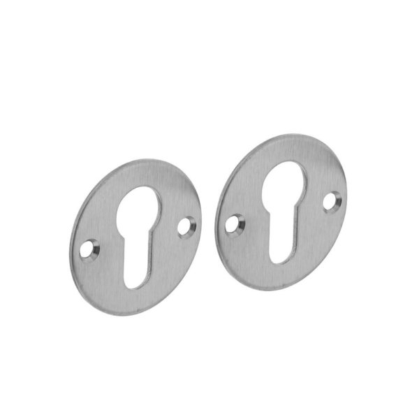 Cilinderrozetten ø50x2mm rvs