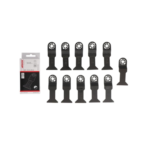 4tecx Multizaagblad universeel 11 bi-metaal 45 x 60 mm 10 + 1 stuks