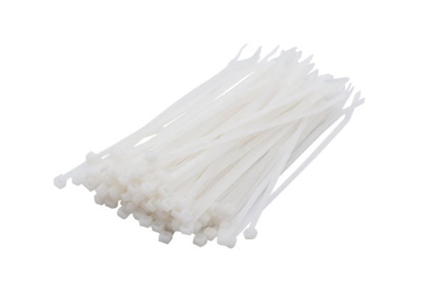 KABELBANDJE WIT 2.5X 100/100