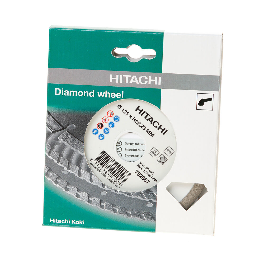 DIAMANT ZAAGBLAD 125X22,2X5MM TYPE TEGELS