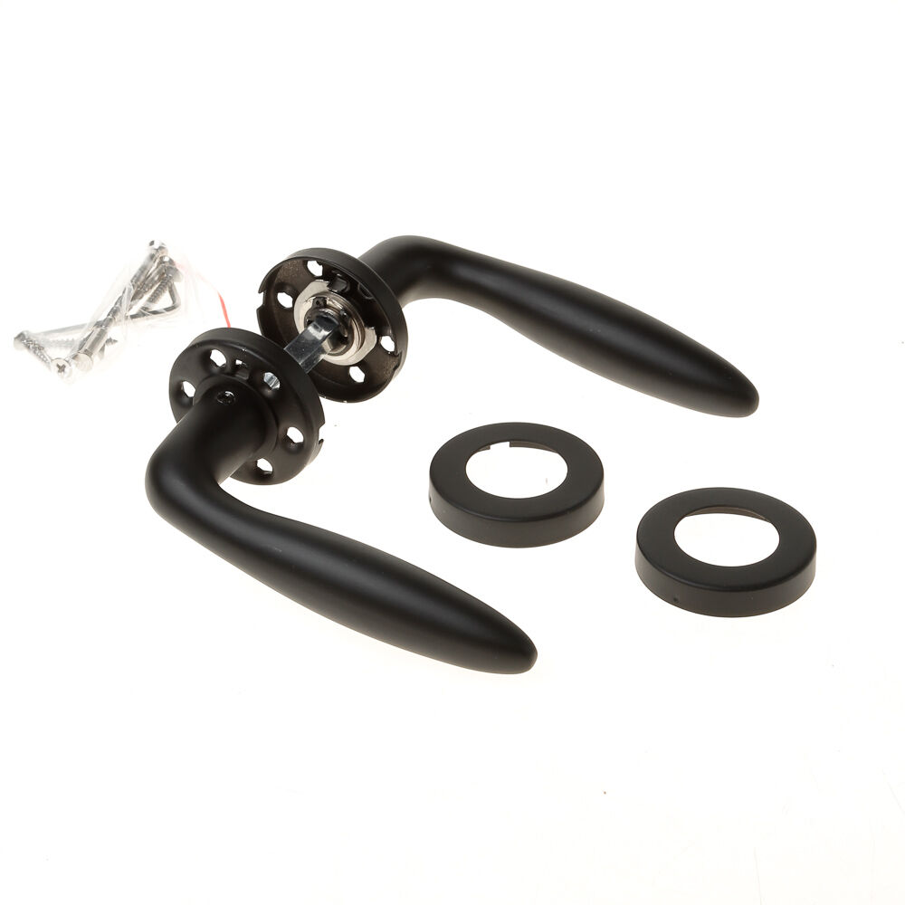 BASICS LBXVIIIH deurkruk geveerd op rozet zwa