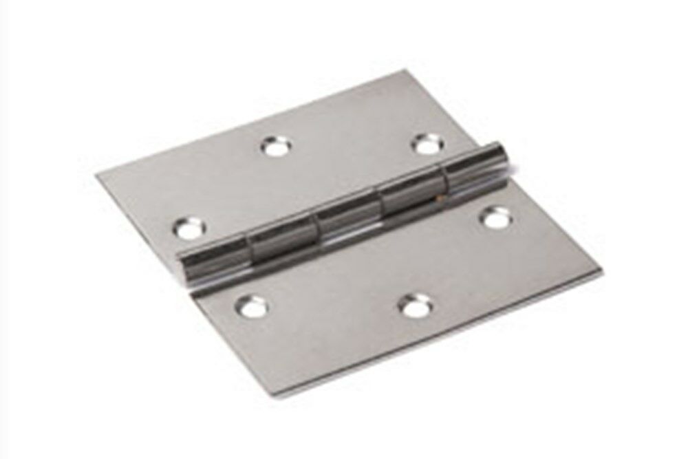 Smalscharnier 60x60x1mm vaste pen RVS