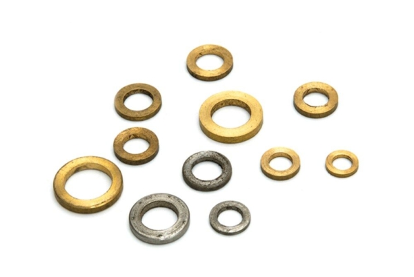 Messing ring 8x14x2mm tbv HPL 100